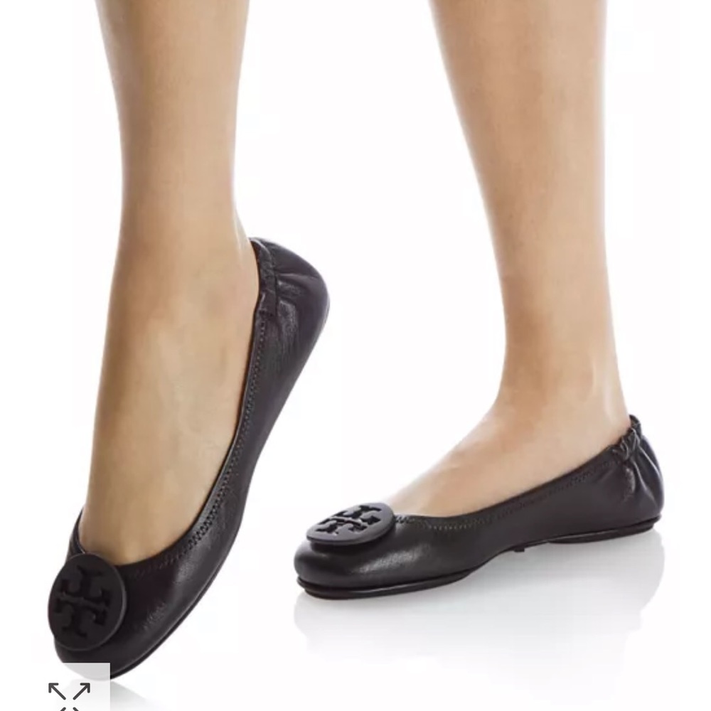 TORY BURCH BLACK FLATS